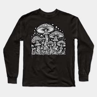 magic mushroom, shroom mushroom, fungi, fungi t, bioluminescent fungi, fantastic fungi Long Sleeve T-Shirt